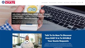 Manufacturing Chats Launches New Website to Promote Conversational Marketing For Technical and Industrial Companies